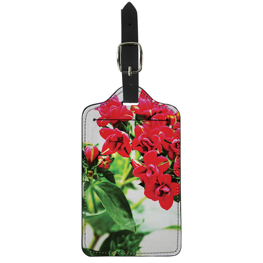 Bouvardia Plant Print Luggage Tag