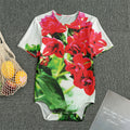 Bouvardia Plant Print Men's Bodysuit