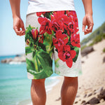 Bouvardia Plant Print Men's Cargo Shorts