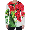 Bouvardia Plant Print Men's Long Sleeve T-Shirt