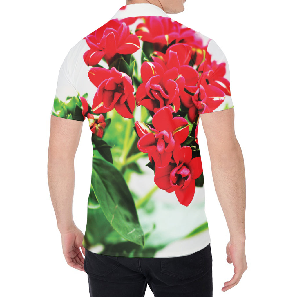 Bouvardia Plant Print Men's Shirt