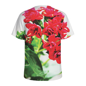 Bouvardia Plant Print Men's Sports T-Shirt