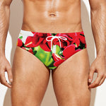 Bouvardia Plant Print Men's Swim Briefs