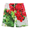 Bouvardia Plant Print Men's Swim Trunks