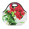 Bouvardia Plant Print Neoprene Lunch Bag