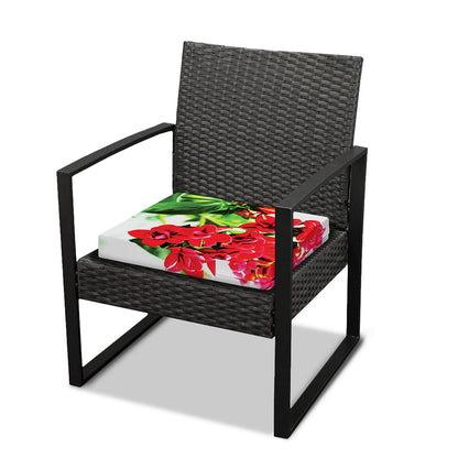 Bouvardia Plant Print Outdoor Seat Cushion Cover