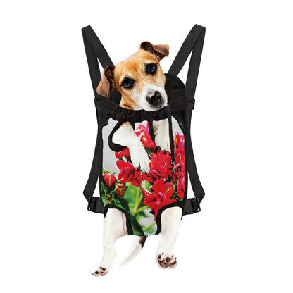 Bouvardia Plant Print Pet Carrier Backpack
