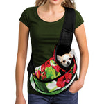 Bouvardia Plant Print Pet Sling Carrier