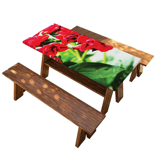Bouvardia Plant Print Picnic Table Cover