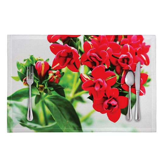 Bouvardia Plant Print Placemat