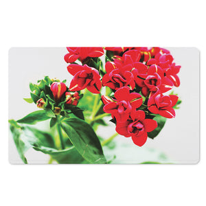 Bouvardia Plant Print Polyester Doormat