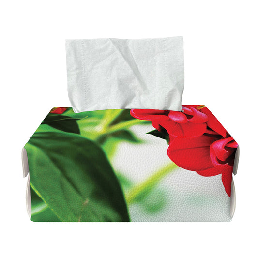 Bouvardia Plant Print Rectangle Tissue Box Cover