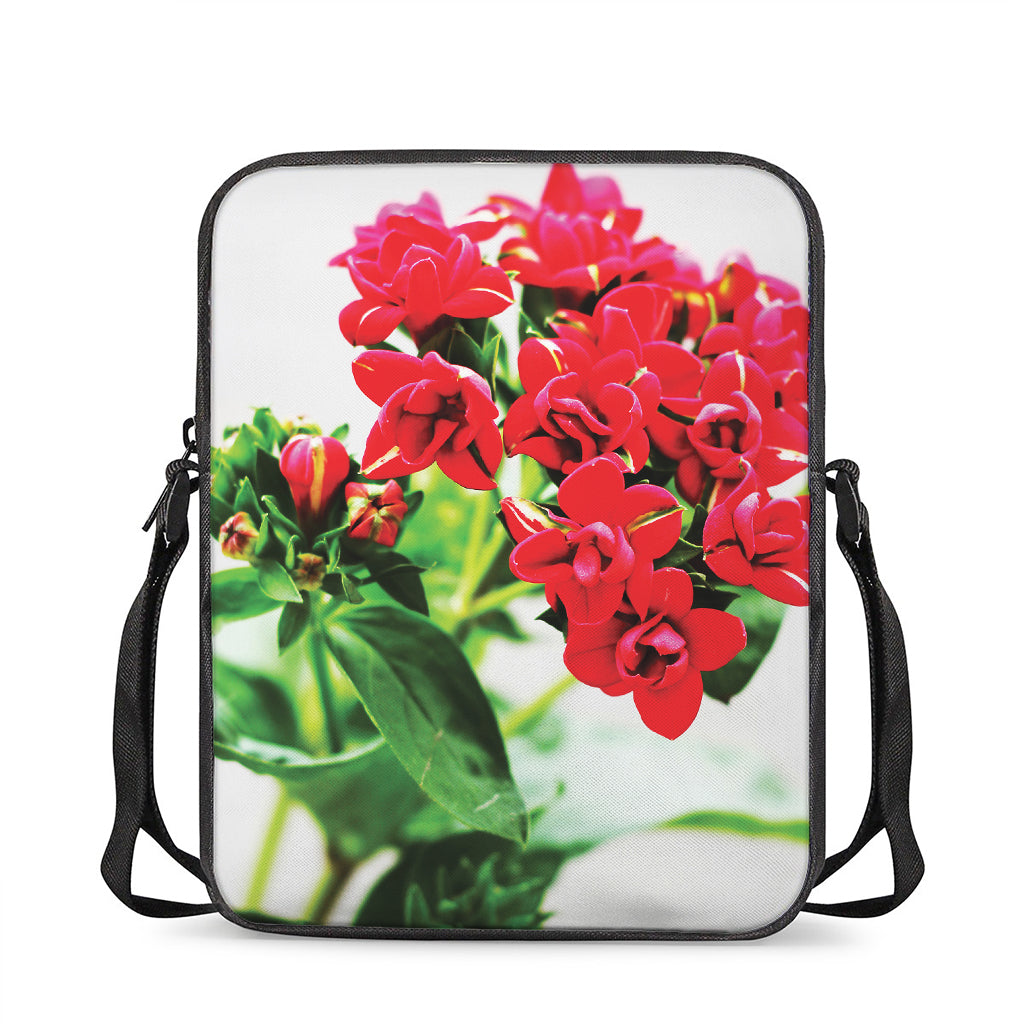 Bouvardia Plant Print Rectangular Crossbody Bag