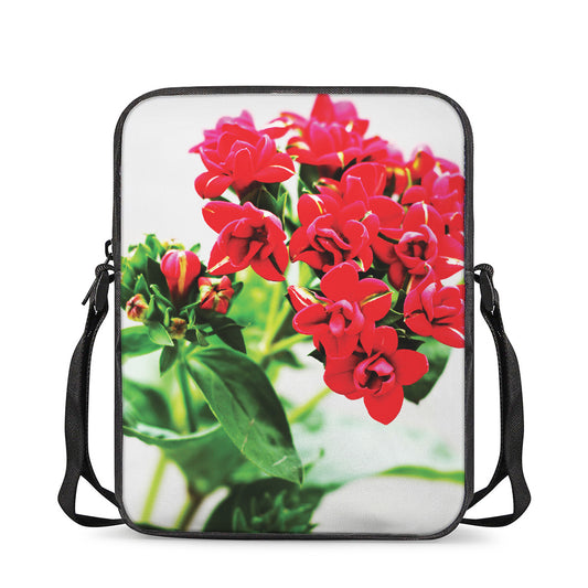 Bouvardia Plant Print Rectangular Crossbody Bag