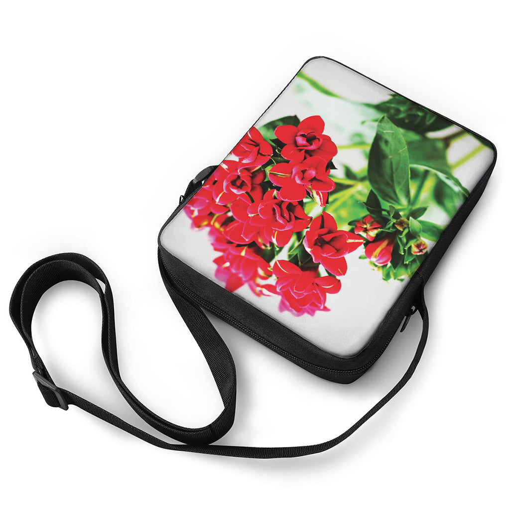 Bouvardia Plant Print Rectangular Crossbody Bag