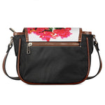 Bouvardia Plant Print Saddle Bag