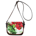 Bouvardia Plant Print Saddle Bag