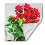 Bouvardia Plant Print Silk Bandana