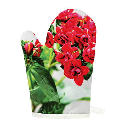 Bouvardia Plant Print Single Oven Mitt