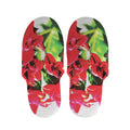 Bouvardia Plant Print Slippers