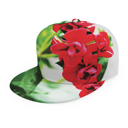 Bouvardia Plant Print Snapback Cap