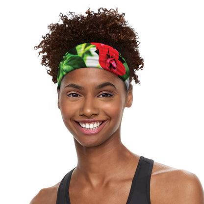 Bouvardia Plant Print Sports Headband