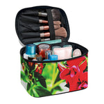 Bouvardia Plant Print Travel Makeup Bag