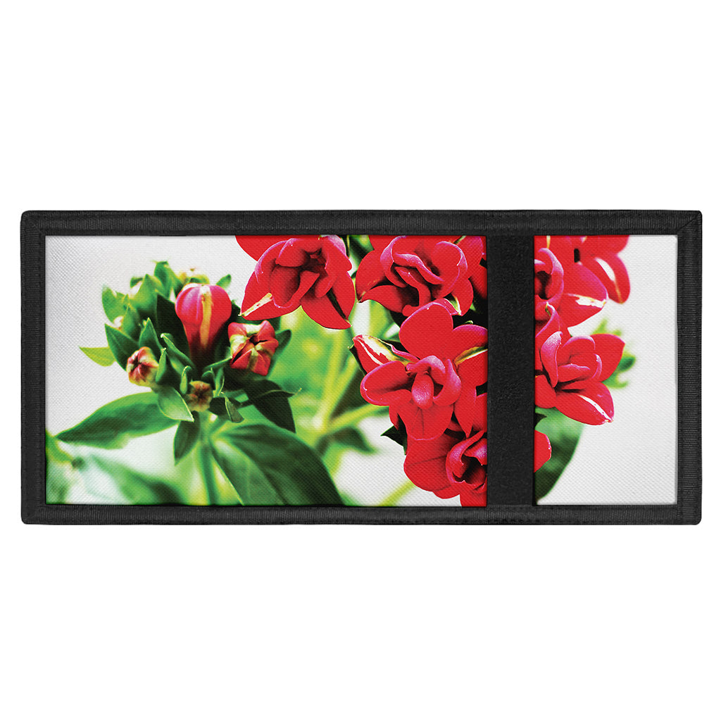 Bouvardia Plant Print Trifold Wallet