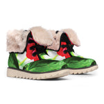Bouvardia Plant Print Winter Boots