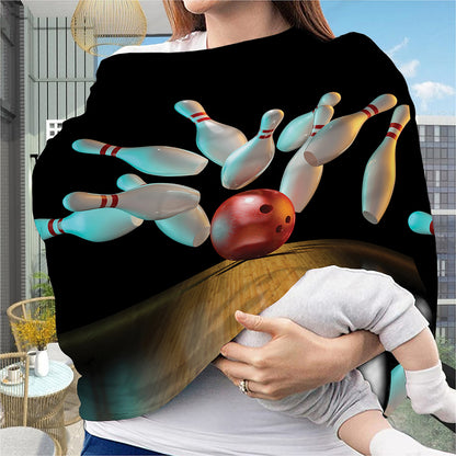 Bowling Strike Print Baby Seat Cover