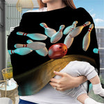 Bowling Strike Print Baby Seat Cover
