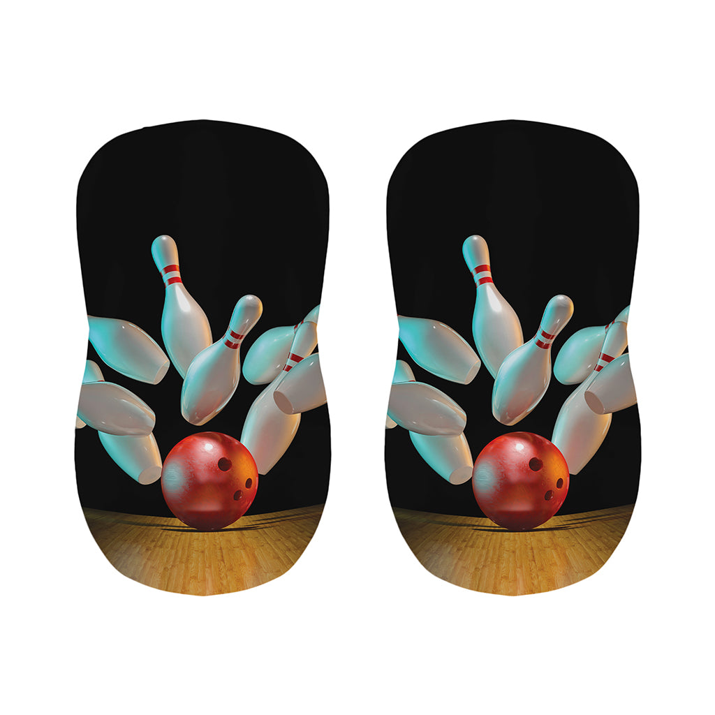 Bowling Strike Print Bar Stool Covers
