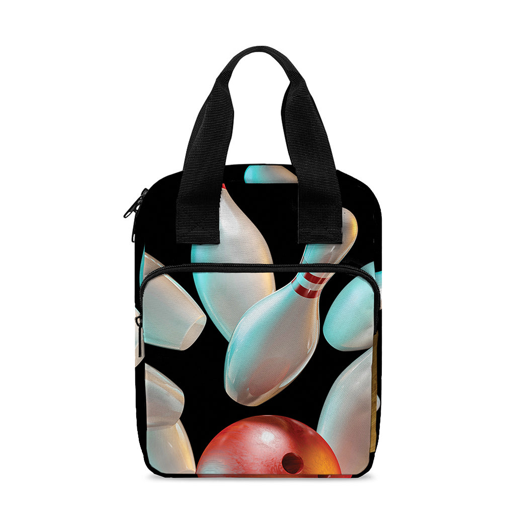 Bowling Strike Print Bible Tote Bag