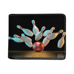 Bowling Strike Print Bifold Wallet