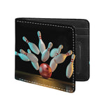Bowling Strike Print Bifold Wallet