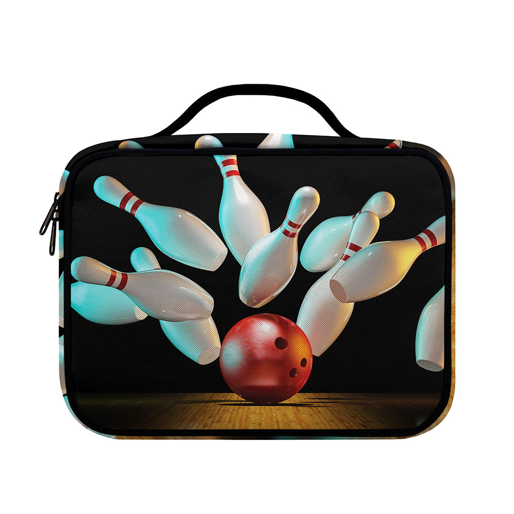 Bowling Strike Print Briefcase Bible Bag