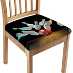 Bowling Strike Print Chair Cushion Cover