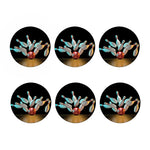 Bowling Strike Print Coaster Set