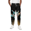 Bowling Strike Print Cotton Sweatpants