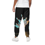 Bowling Strike Print Cotton Pants