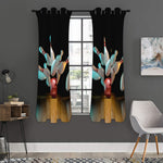 Bowling Strike Print Curtain