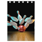 Bowling Strike Print Curtain