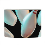 Bowling Strike Print Drum Lamp Shade