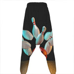 Bowling Strike Print Hammer Pants