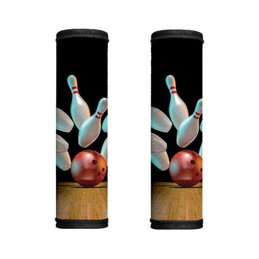 Bowling Strike Print Handle Covers