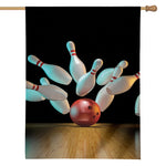 Bowling Strike Print House Flag