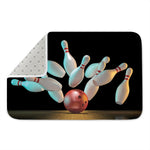 Bowling Strike Print Indoor Door Mat