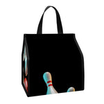 Bowling Strike Print Insulated Lunch Tote