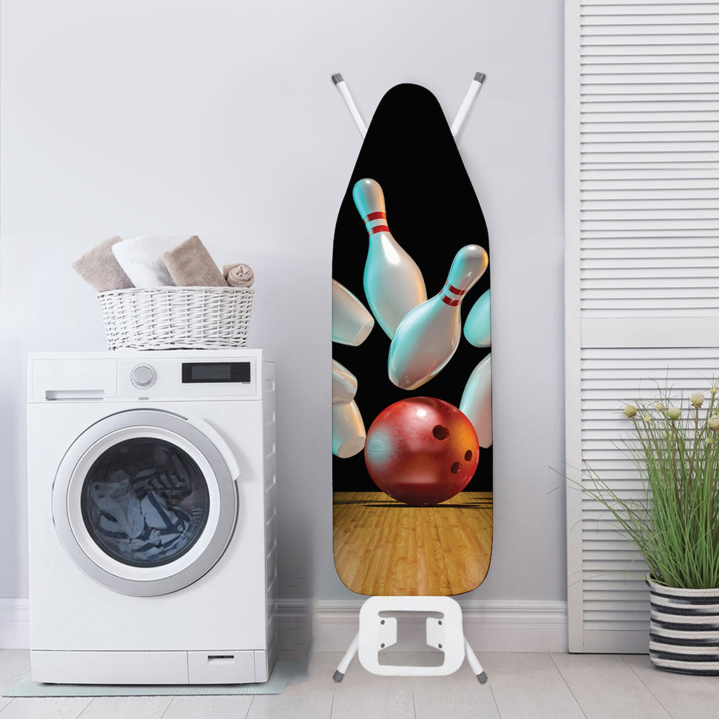 Bowling Strike Print Ironing Board Cover