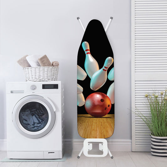Bowling Strike Print Ironing Board Cover